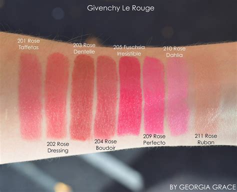 givenchy le rouge 301 swatches|Givenchy Le Rouge • Lipstick Swatches .